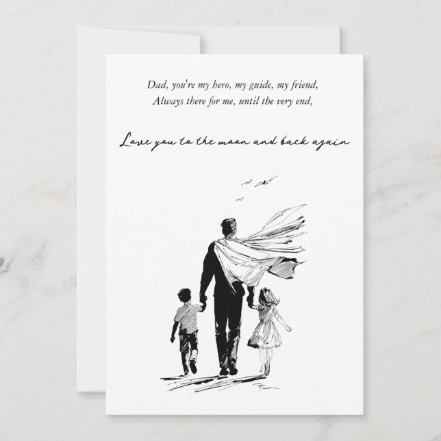 Invitation Fêter papa en style (Devant)