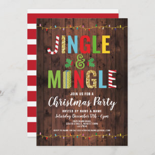 Invitation Fêtes de Noël à Jingle et Mingle Bois