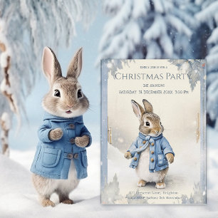 Invitation Fêtes d'hiver de Peter Rabbit