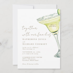 Invitation Fêtez et fêtez avec nous Margarita Mariage