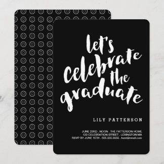 Invitation Fêtez l'invitation du Graduate Graduate Party
