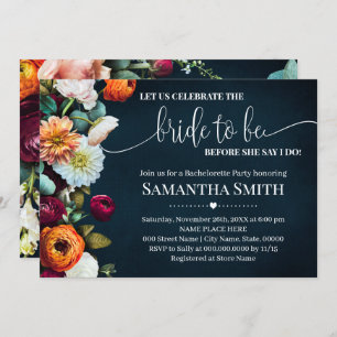 Invitation Fêtons la mariée à être douche Vin Mariage de la m