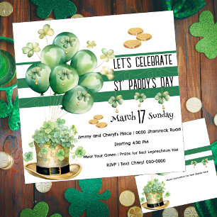 Invitation Fêtons la Saint Paddy's Day