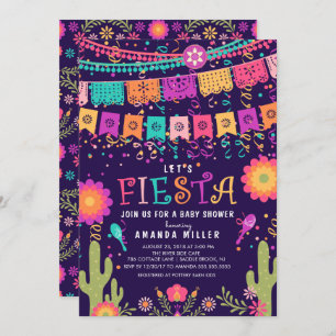 Invitation Fêtons le Baby shower Fiesta