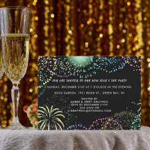 Feu d'artifice du Nouvel An