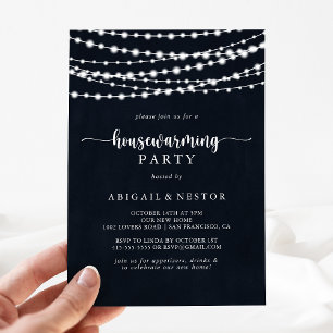 Invitation Feu de réchauffement domestique à chaîne rustique