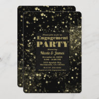 Feu d'engagement Glam en or noir