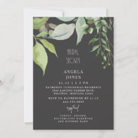 Feuillage Charbon de Bois Fête de Mariage Verdure