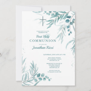 Invitation Feuillage d'eucalyptus