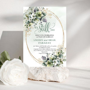 Invitation Feuillage Vert Sauge Botanique Nous Invitons Toujo