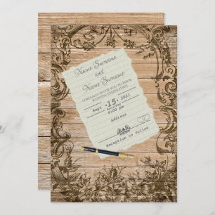 Invitation Feuille de papier