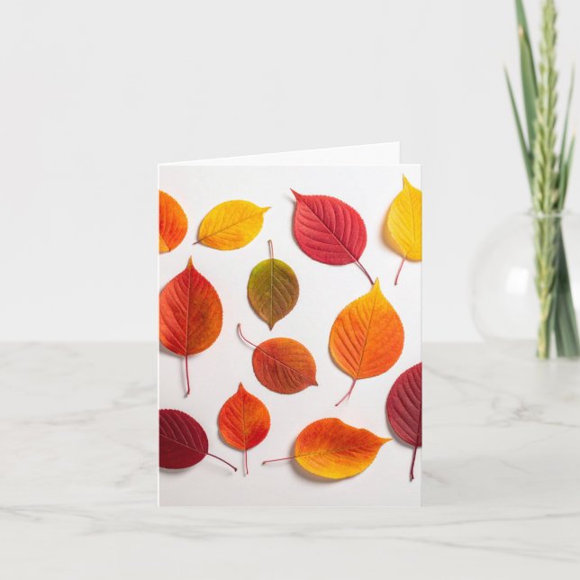 Invitation feuilles (Devant)