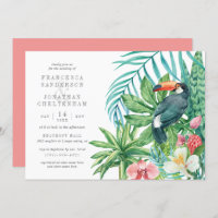 Feuilles Toucan & Tropical | Mariage d'été