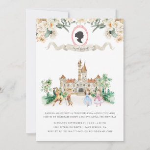 Invitation Fiabilité royale   Twins Fairy Tale Anniversaire
