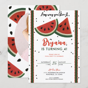 Invitation Ficelle Pastèque De quelque façon que vous la déco