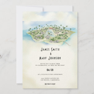 Invitation Fidji Island destination mariage