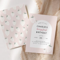 Fields fraises Berry Premier anniversaire | Fille