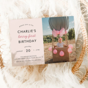 Invitation Fields fraises Berry Premier anniversaire   Photo