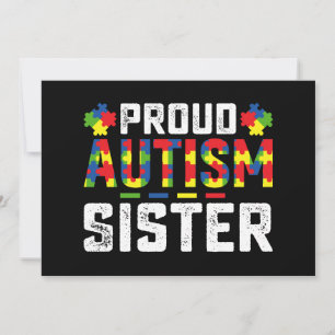 Invitation Fière Autisme Soeur Sensibilisation Famille Autist