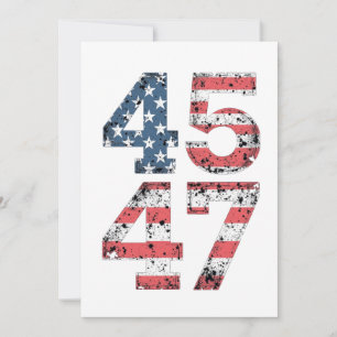 Invitation Fière Maga 47e Jour d'investiture de Trump gagnant