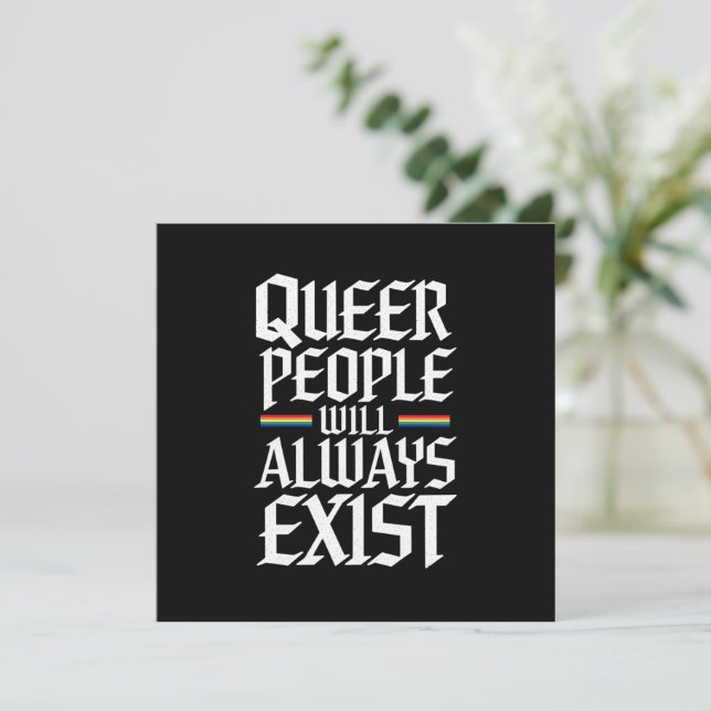 Invitation Fierté queer La fierté queer Les personnes queer e (Debout devant)