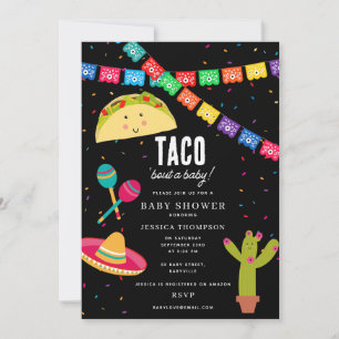 Invitation Fiesta à thème mexicaine - Taco Bout a Baby shower