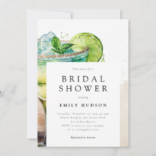 Invitation Fiesta Aquarelle Nuptiale douche