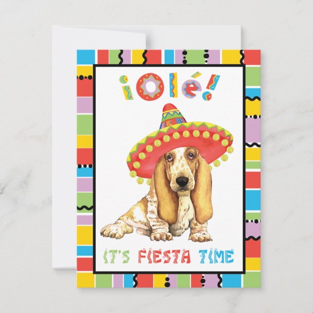 Invitation Fiesta Basset (Devant)
