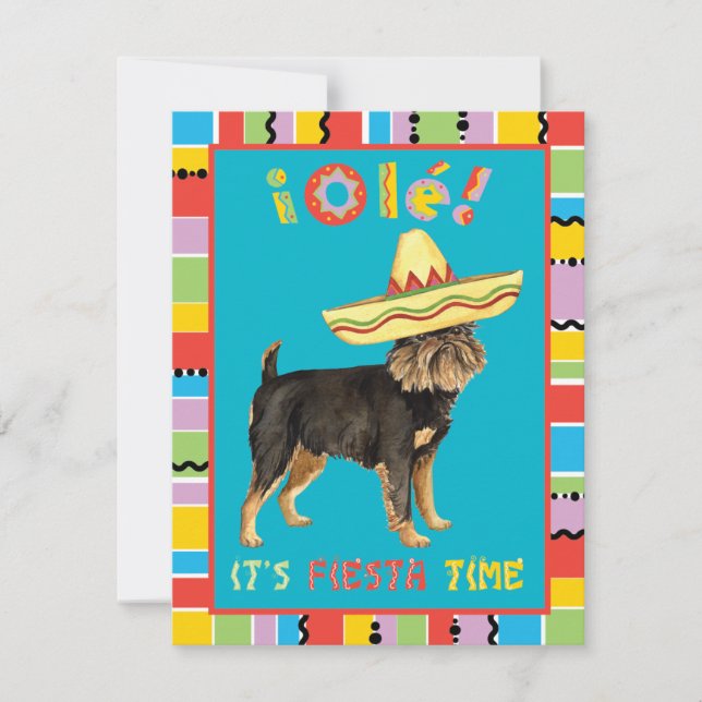 Invitation Fiesta Brussels Griffon (Devant)