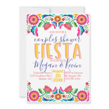 Invitation Fiesta Couples Douche,