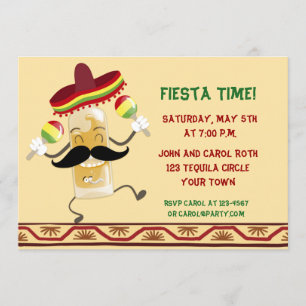 Invitation Fiesta de la tequila dansante