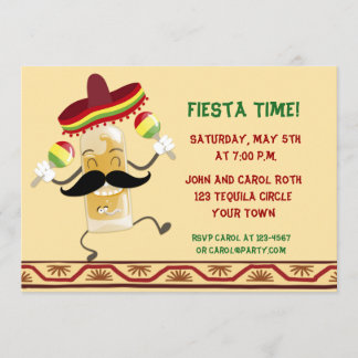 Invitation Fiesta de la tequila dansante