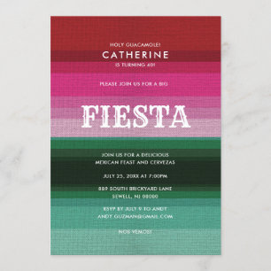 Invitation Fiesta du Mexique