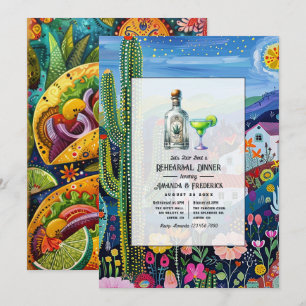 Invitation Fiesta "Let's Taco 'about a Rehearsal Dinner"