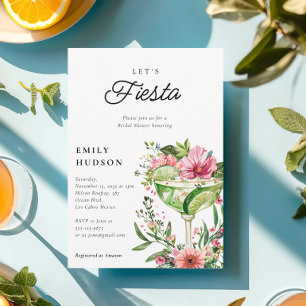 Invitation Fiesta Margarita Fête des mariées florale