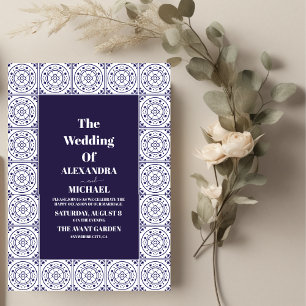 Invitation Fiesta Mariage Floral coloré mexicain