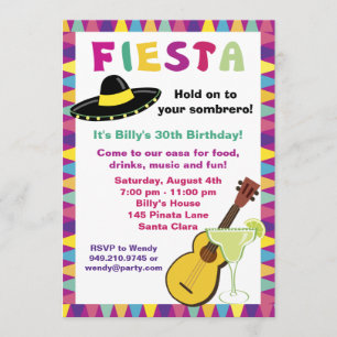 Invitation Fiesta Party