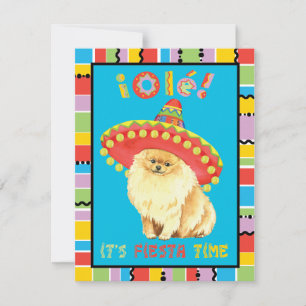 Invitation Fiesta Pomeranian