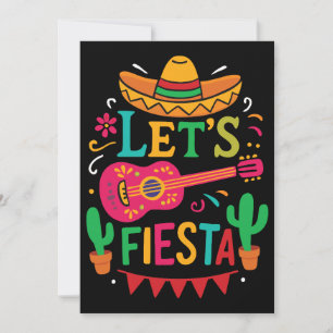 Invitation Fiesta - Style Fête Mexicaine