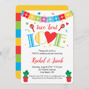 Invitation Fiesta Taco Bout Amour Nuptiale Douche