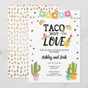 Invitation Fiesta Taco Bout Love Cactus Couples Douche