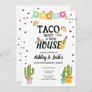 Invitation Fiesta Taco Bout : Un parti pour le réchauffement 