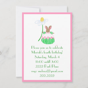 Invitation Fifi Bunny