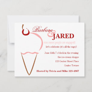 Invitation Files d'attente pour glace