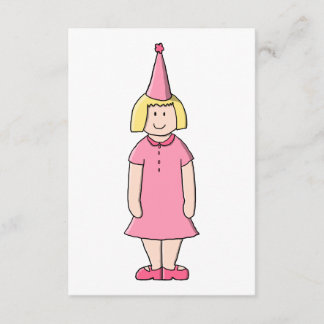Invitation Fille à une fête d'anniversaire