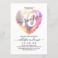 Fille Blanc Iridescente Foil Coeur Balloon Sweet 1