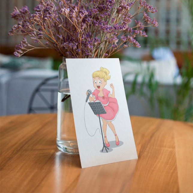 Invitation Fille chante (Créateur téléchargé)