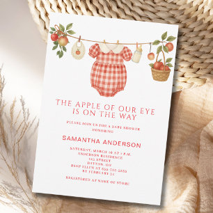 Invitation Fille Chérie de Nos Yeux Baby Shower