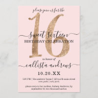 Fille Chic Faux Gold Parties scintillant Blush Pin