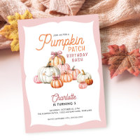 Fille Citrouille Patch Bows fête d'anniversaire